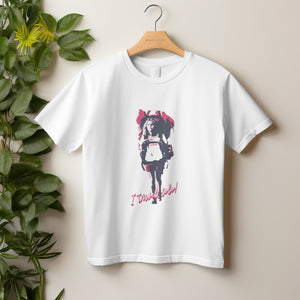 'Solo Backpacker’ Women White T-Shirt by SillyExplorer 2nd Front View